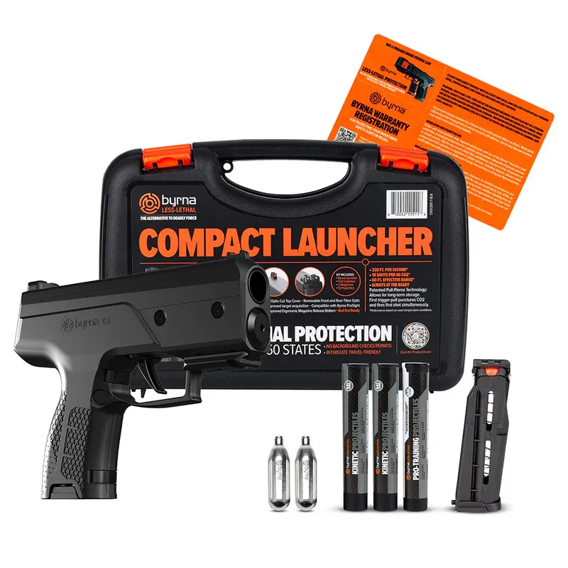 Byrna Compact Launcher less than lethal solution for personal protection