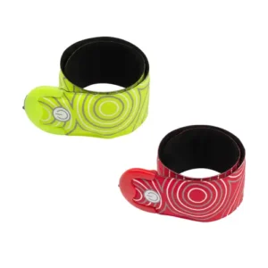 LED Rechargeable Slap highly-visible wrist strap