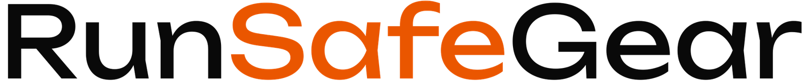 Run Safe Gear Logo Transparent