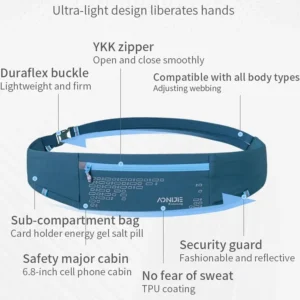 AONIJIE Ultra-Light Sports Waist Pack -W8112_2 